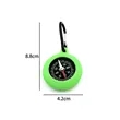 Silicone Compass Carabiner Clip | https://www.bestnamebadges.com