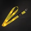 LED Light Up Safety Lanyard Keychain | https://www.bestnamebadges.com