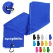 Microfiber Waffle Weave Golf Towel | https://www.bestnamebadges.com