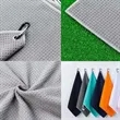 Microfiber Waffle Weave Golf Towel Multi-Color Sport Utility | https://www.bestnamebadges.com