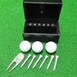 Premium Divot Tool and Ball Marker Green Accessory Gift Box | https://www.bestnamebadges.com