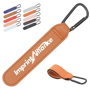 PU Leather Stroller Hook Carabiner Clip