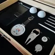Premium Wooden Gift Box Golf Accessory Set | https://www.bestnamebadges.com