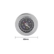 Mini Round Metal Compass | https://www.bestnamebadges.com