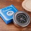 Mini Round Metal Compass | https://www.bestnamebadges.com