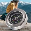 Mini Round Metal Compass | https://www.bestnamebadges.com