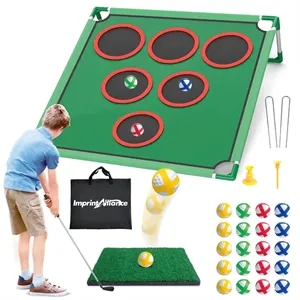 Interactive Golf Toss Target Mat Game Set for Kids