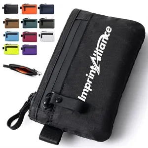 Wear Resistant RFID Blocking Zippered Wallet Pouch