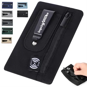 Hidden RFID Blocking Travel Money Clip Waist Pouch