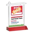 Real Estate VividPrint™ Award - Red | https://www.bestnamebadges.com