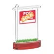 Real Estate VividPrint™ Award on Alberton Base - Red | https://www.bestnamebadges.com