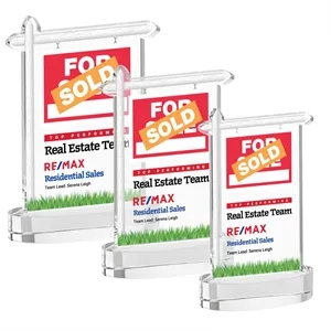 Real Estate VividPrint™ Award on Alberton Base - Clear