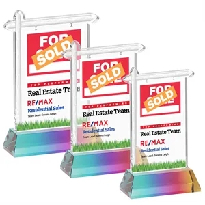 Real Estate VividPrint™ Award on Hartford Base - Prismatic