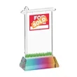 Real Estate VividPrint™ Award on Hartford Base - Prismatic | https://www.bestnamebadges.com