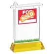 Real Estate VividPrint™ Award on Hartford Base - Gold | https://www.bestnamebadges.com
