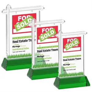 Real Estate VividPrint™ Award on Hartford Base - Green