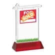 Real Estate Award on Hartford Base - Red | https://www.bestnamebadges.com