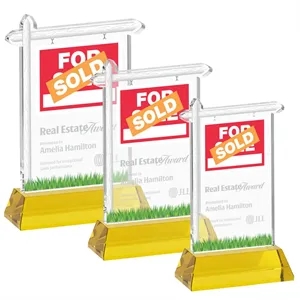 Real Estate Award on Hartford Base - Gold