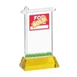 Real Estate Award on Hartford Base - Gold | https://www.bestnamebadges.com