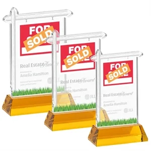 Real Estate Award on Hartford Base - Amber