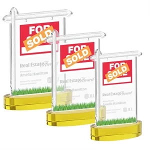 Real Estate Award on Alberton Base - Gold