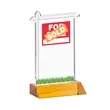 Real Estate Award - Amber | https://www.bestnamebadges.com