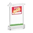 Real Estate Award on Alberton Base - Clear | https://www.bestnamebadges.com