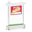 Real Estate Award on Alberton Base - Clear | https://www.bestnamebadges.com