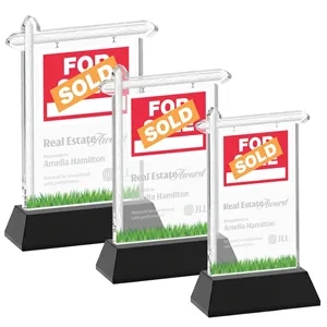Real Estate Award on Hartford Base - Black