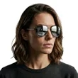 PISMO BREEZE Mirrored Aviator Sunglasses | https://www.bestnamebadges.com