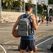 Durable Basketball Daily Backpack W/Ball & Shoes Compartment | https://www.bestnamebadges.com
