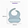 Silicone Tray Bib Waterproof Adjustable Baby Feeding | https://www.bestnamebadges.com