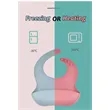 Silicone Tray Bib Waterproof Adjustable Baby Feeding | https://www.bestnamebadges.com