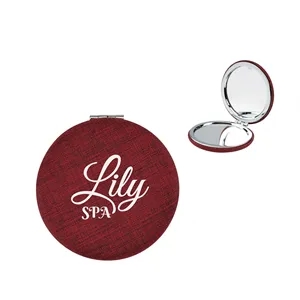 Arden Heathered Compact Mirror | https://www.bestnamebadges.com