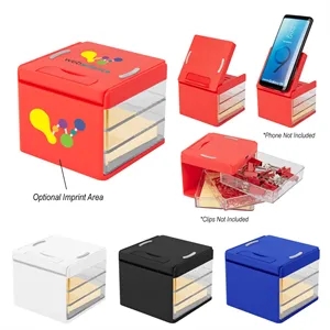 Wireless Charging Pad Storage Cube | https://www.bestnamebadges.com