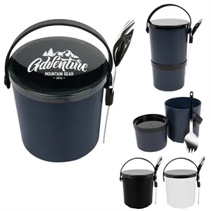 Snack Stack 30 Oz. Food Container | https://www.bestnamebadges.com