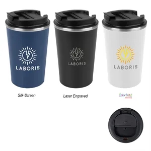 13 Oz. Luca Stainless Steel Tumbler | https://www.bestnamebadges.com