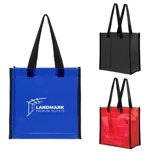 Colby Transparent Tote Bag | https://www.bestnamebadges.com