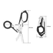 6-in-1 Folding Outdoor Emergency Rescue Shears | https://www.bestnamebadges.com