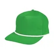 Stroke Play Solid Rope Cap | https://www.bestnamebadges.com