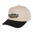 Two-Tone Strike Zone Cap | https://www.bestnamebadges.com