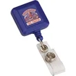 Square Retractable Badge Holder | https://www.bestnamebadges.com