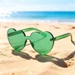 Heart Shaped Sunglasses | https://www.bestnamebadges.com