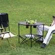 Portable Folding Round Camping Table | https://www.bestnamebadges.com