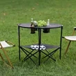 Portable Folding Round Camping Table | https://www.bestnamebadges.com