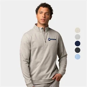 Ashworth® Terry Twillback 1/4 Zip Pullover with Custom Logo