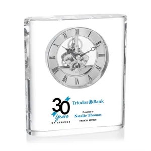 Adams VividPrint™ Clock - Silver