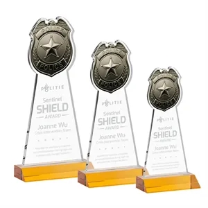 Police Badge Award - Amber