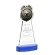 Police Badge Award on Alberton Base - Blue | https://www.bestnamebadges.com
