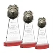 Police Badge Award on Alberton Base - Red | https://www.bestnamebadges.com